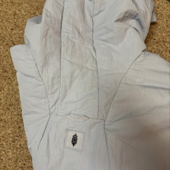 FREE PEOPLE FP MOVEMENT BILLIE BOXIE LAVENDER CINCHED PARKA HOOD OVERSIZE JACKET - Picture 10 of 12